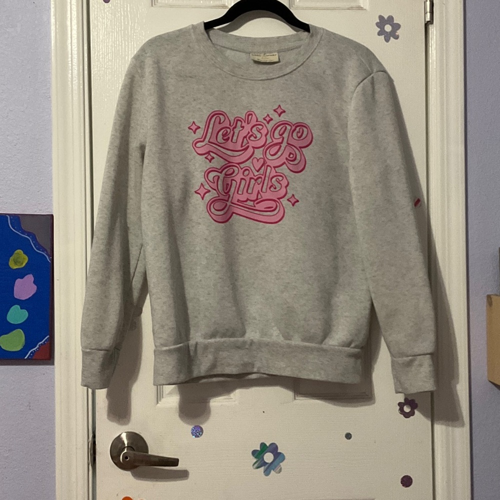 Bobbie Brooks Gray‎ and Pink Sweatshirt